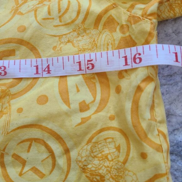 Marvel Heroes Button-Up Shirt Boys 7 Vintage Iron Man Spider-Man Wolverine - Picture 8 of 9